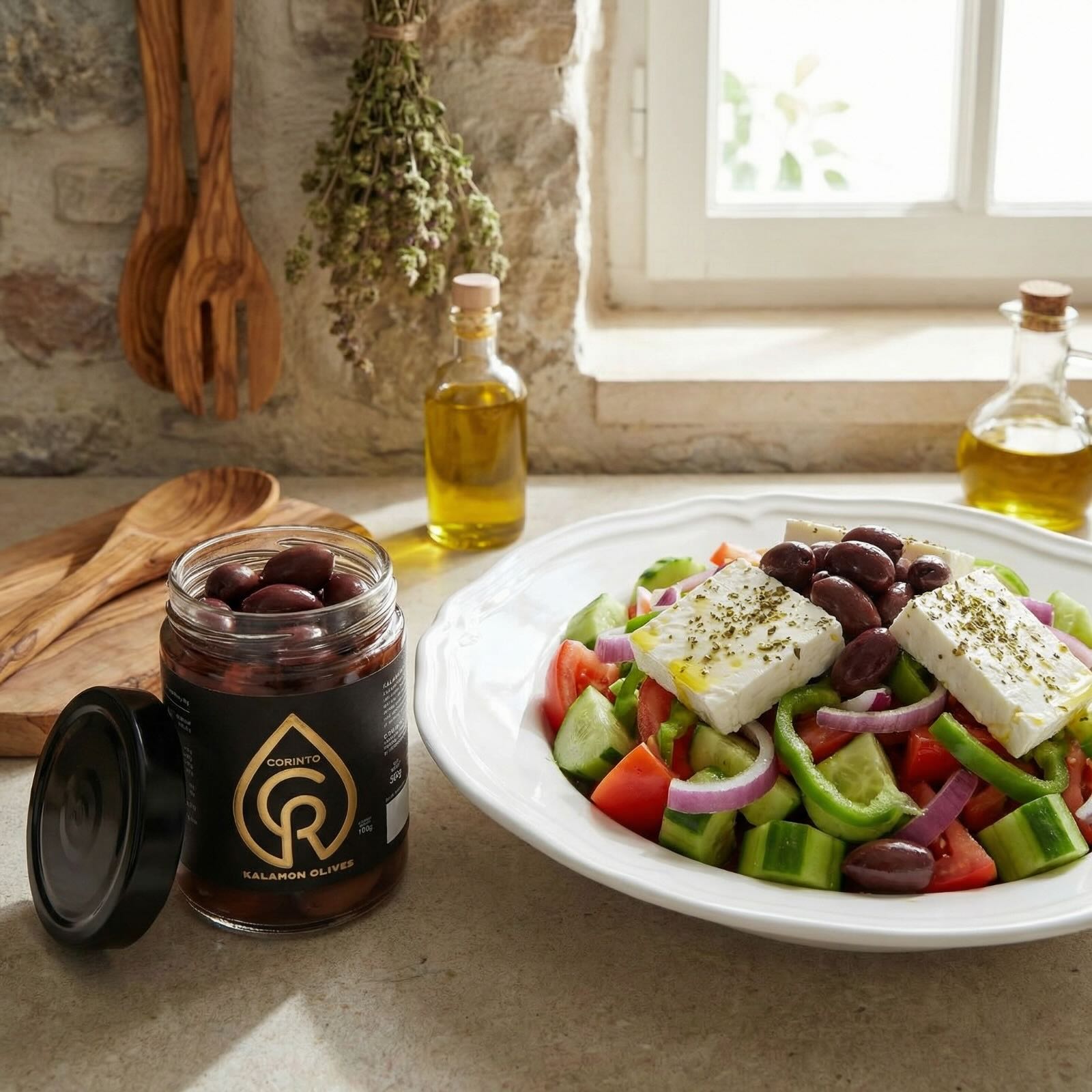 CORINTO černé olivy Kalamata s peckou 180 g 5